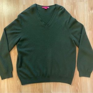 Saks Fifth Avenue cashmere V-neck sweater